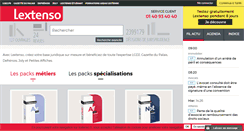 Desktop Screenshot of lextenso.fr